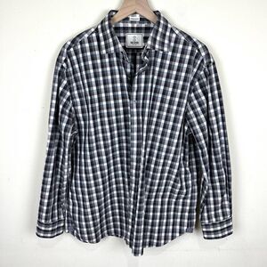 Todd Snyder Checkered Melange Yarn Button Up Shirt Men’s 17.5 32/33 Read